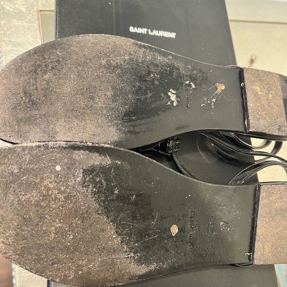 SAINT LAURENT LOGO SANDAL - Picture 2 of 3